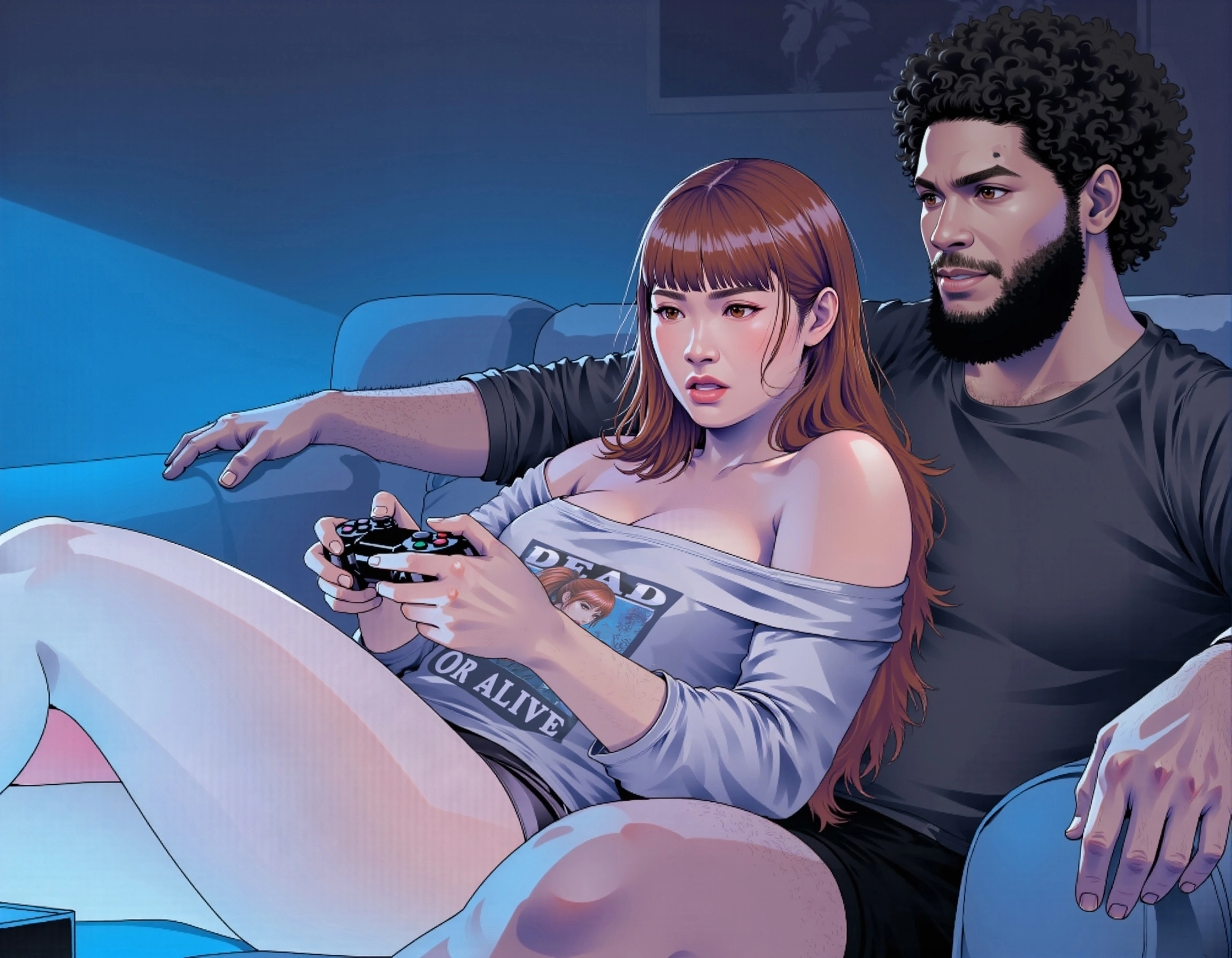 Kasumi in 80s Miami