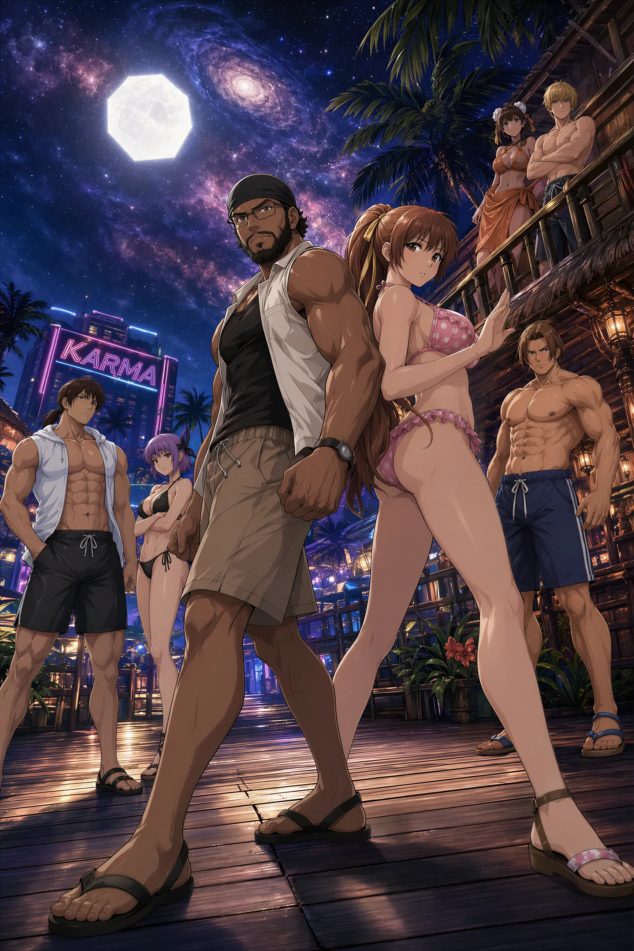 KoD Paradise — tropical island dating sim